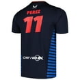 thumbnail image 3 of Men's Castore Sergio Perez Navy Red Bull Racing 2024 Driver T-Shirt, 3 of 3