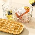 thumbnail image 5 of 64 Nugget Silicone Ice Cube Tray with Lid and Storage Bin, Press Easy Release Ice Maker for Freezer Beverages and Daily Use(Orange,One Size), 5 of 5