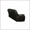 thumbnail image 5 of Transitional 3-Person Leather Reclining Sofa – Durable Frame & Lumbar Support | Beige | Leather | Tight Back, 5 of 13