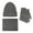 Grey, variant on Prolriy Set Beanies Hats Men Women, Women's Autumn and Winter Woolen Hat Set Outdoor Warmth Thickened Plush Hat Scarf Glove Three Piece Set Scarf for Women Beige