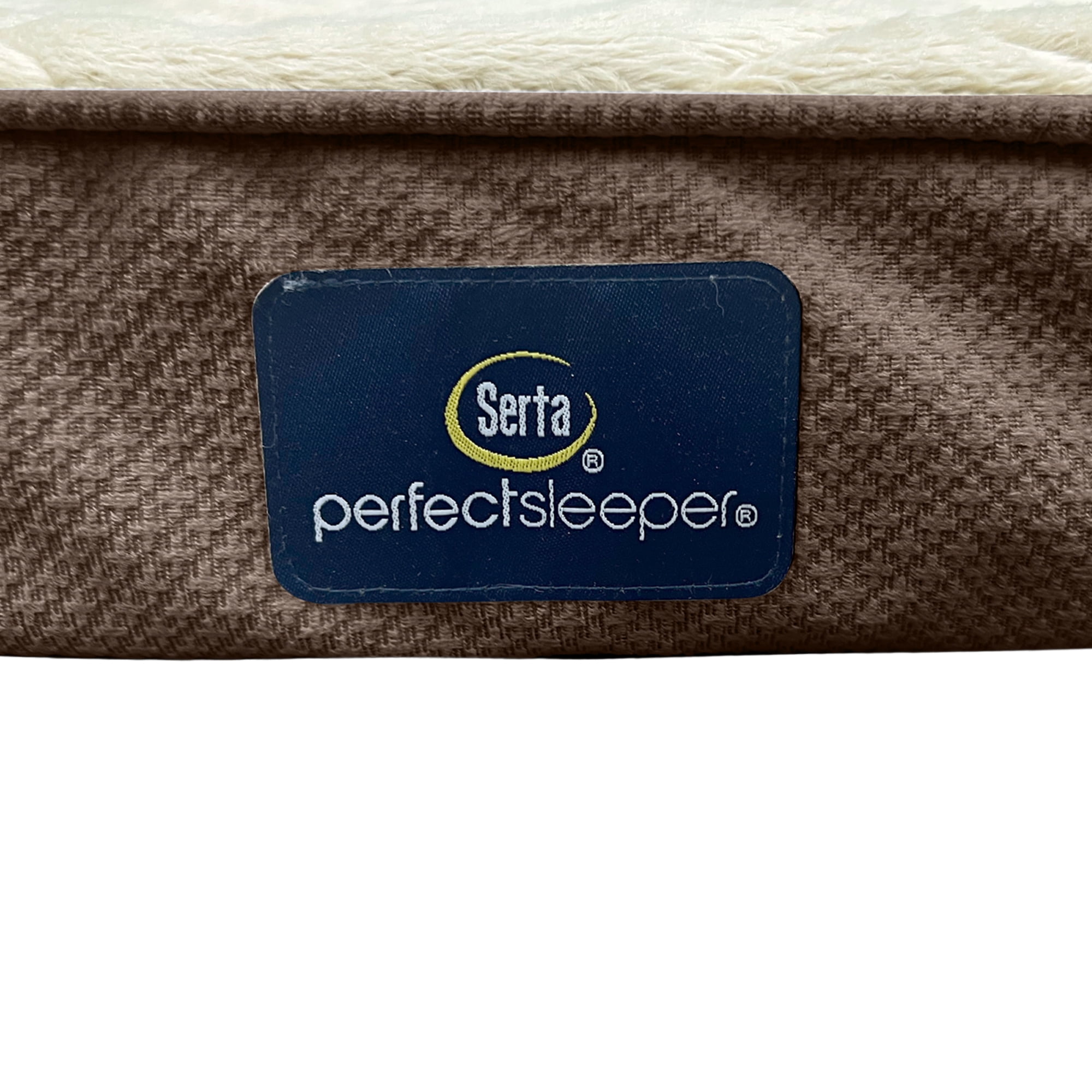 Serta Quilted Orthopedic Pillowtop Dog Bed with Removable Cover, Mocha, X-Large