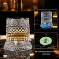thumbnail image 5 of 360 Degree Rotating Whiskey Glass with Light up Stand, LED Crystal Wine Glass Swivel Stable Wine with Clear Base, Rotatable, 5 of 6