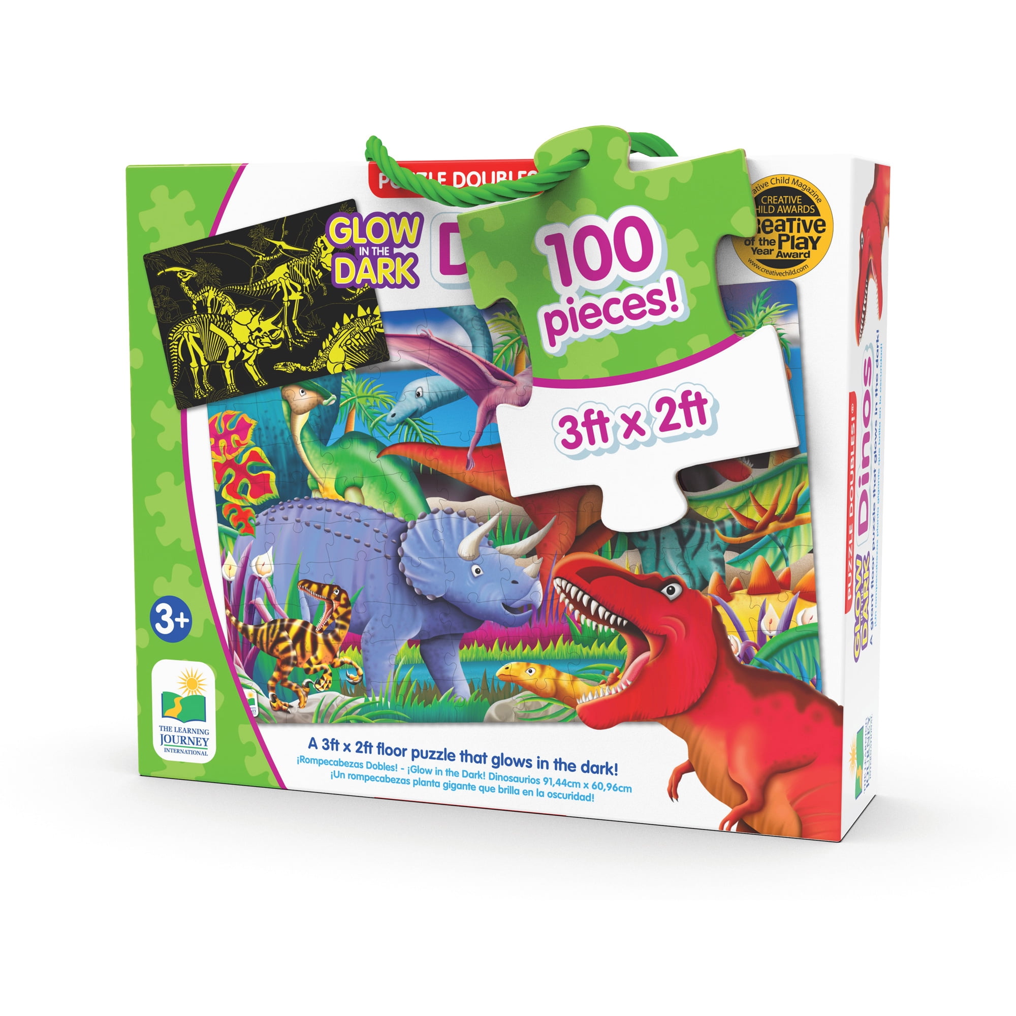 The Learning Journey, Jumbo Floor Puzzle, Dinosaur Theme, Kids