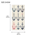 thumbnail image 3 of Towel 30x15 Inch Face Towel Hand Towel Bath Towels Hand Bath Towels Single-Sided Printed Towels, Lightweight, Breathable and Absorbent Ship Anchor, 3 of 5