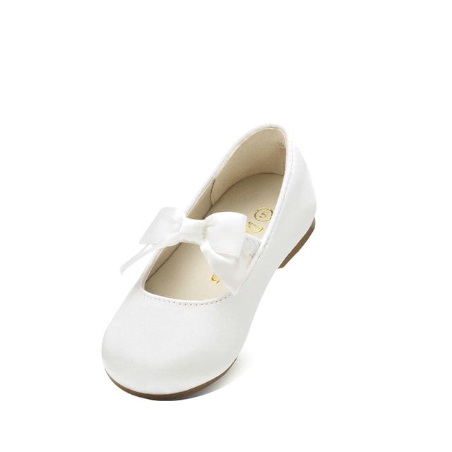 Zapatos de Vestir para Niña DREAM PAIRS SOPHIA-22 Blanco con Moño Talla 3