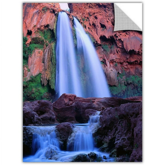 Dean Uhlinger Havasu Falls Dusk, Art Appeelz Removable Wall Art Graphic