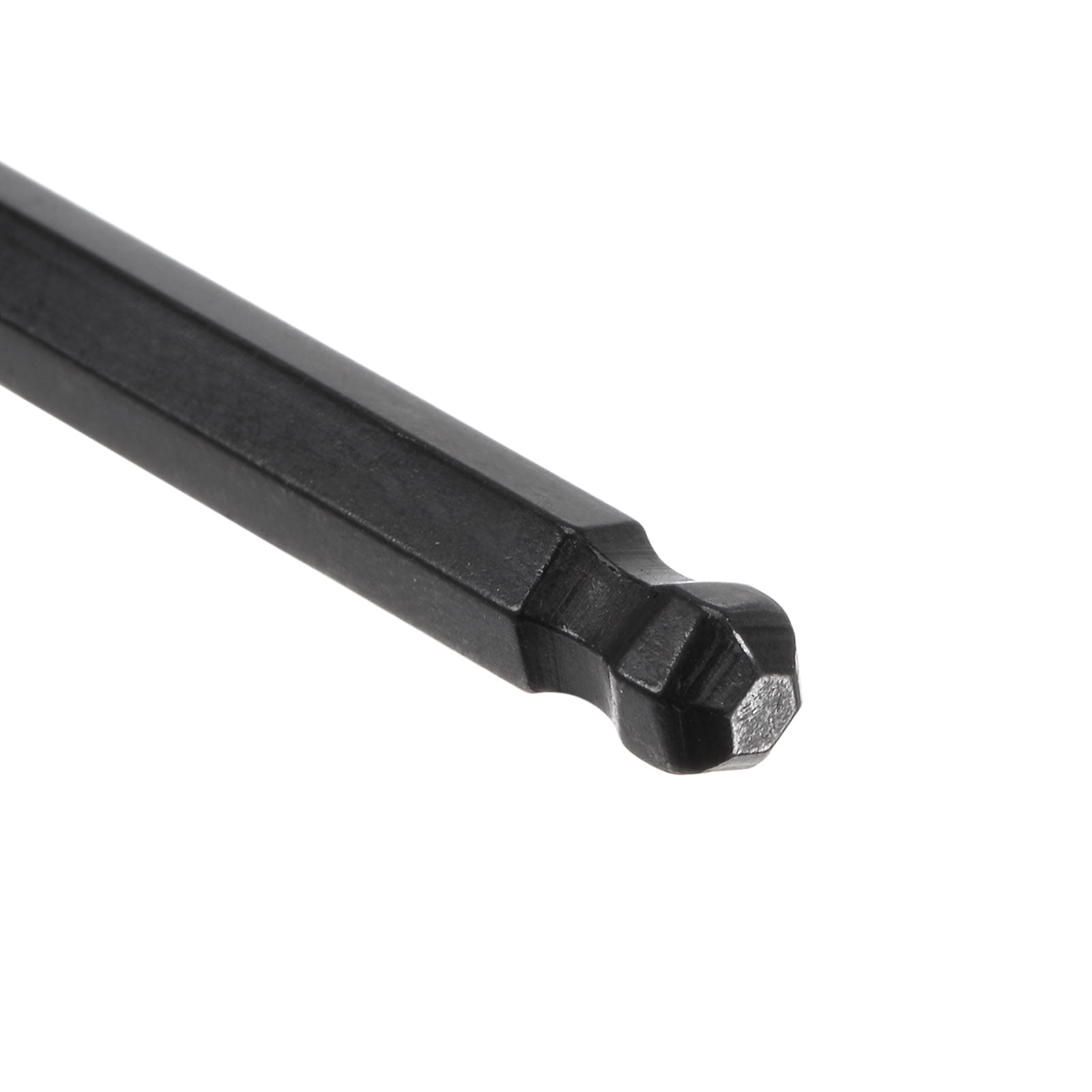 Unique Bargains Ball End Hex Key Wrench L Shaped Long Arm CR-V Black 3/16"