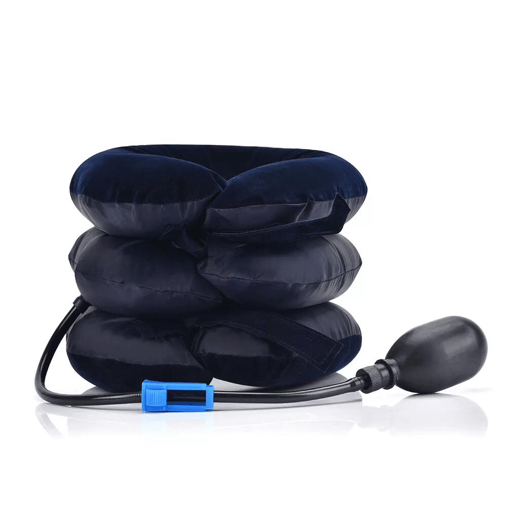 YIYUN Inflatable Neck Stretcher & Traction Pillow – Portable Cervical Relief for Pain, Stress & Muscle Tension – Home, Office & Travel Use.