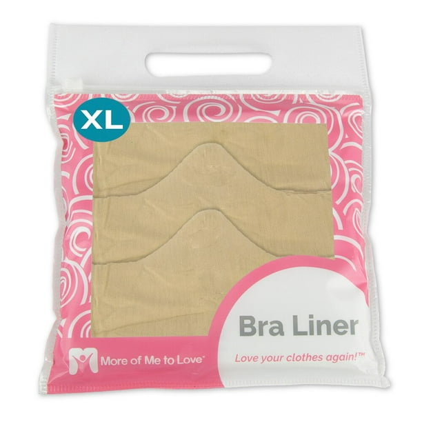 More of Me to Love 100% Cotton Bra Liner 9Pack (3 x Black, 3 x