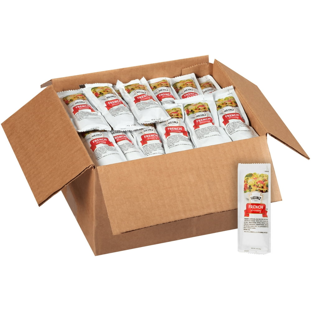 Heinz Single Serve French Salad Dressing, 100 ct Casepack, 1 oz Packets