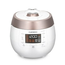 CUCKOO CRP-RT0609FW 6-Cup (Uncooked) / 12-Cup (Cooked) Twin Pressure Rice Cooker & Warmer (White)