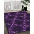 thumbnail image 2 of Ahgly Company Indoor Rectangle Patterned Deep Purple Area Rugs, 2' x 4', 2 of 6