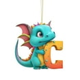 thumbnail image 1 of English 26 Letters Flying Baby Small Pendant Flat Acrylic Car Pendant Home Decoration Pendant, 1 of 7