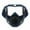 Silver, variant on Puhuiying Ski Mask with Detachable Goggles and Visor for Ultimate Winter Sports Protection(Clear)