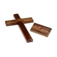 thumbnail image 3 of Cruz de Madera de Pie para Intercesión 25 cm Hecha a Mano, 3 of 4