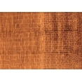 thumbnail image 1 of Ahgly Company Indoor Rectangle Solid Orange Modern Area Rugs, 2' x 5', 1 of 4