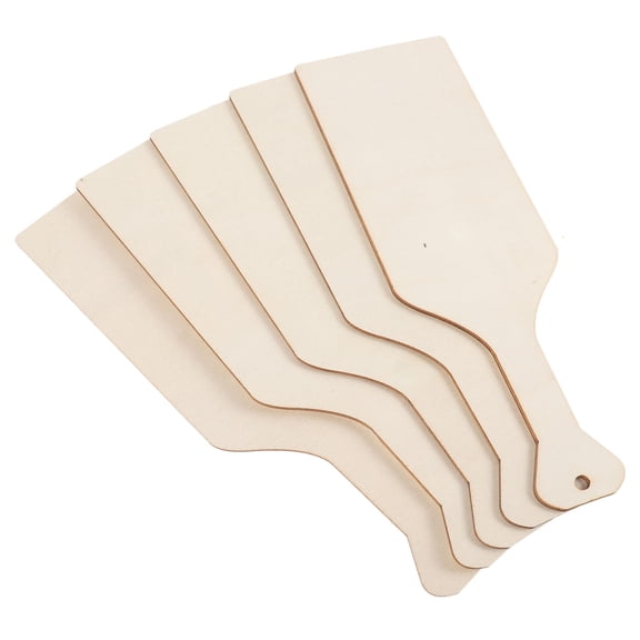 LEORX 5Pcs Craft Wood Boards Durable Unfinished Wood Cutting Boards for Home Use