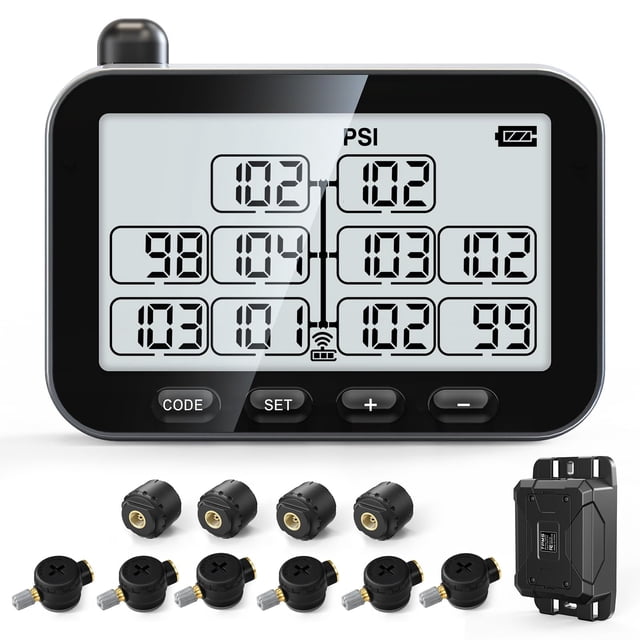 Sistema de control de presión de neumáticos GUTA RV TPMS con 10 sensores