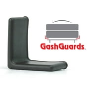 GashGuards: Deluxe Rubberized Plastic Bed Frame End Caps, Set of 2