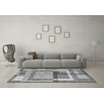 thumbnail image 3 of Ahgly Company Indoor Rectangle Abstract Gray Modern Area Rugs, 5' x 7', 3 of 4