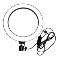 thumbnail image 4 of 10 '' Luz de Relleno de con Soporte de Movil para Video en Vivo, Educación en Video en Línea, Disparador Automático Soledad Luz de relleno de anillo LED, 4 of 9