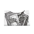 thumbnail image 2 of Sikiie Skeleton Book Lover Leather Tissue Box Cover Rectangle, Long Tissue Box Cover, Tissue Box Holder, Tissue Holder for Bathroom, 2 of 7