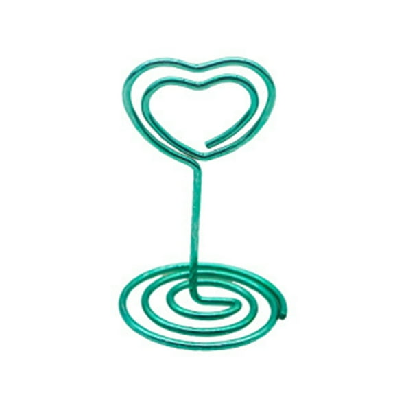 10Pcs 1.9Inch Place Card Holders Wire Table Number Holders for Photo Food Sign