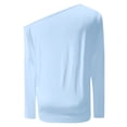 thumbnail image 5 of Conairie Long Sleeve Shirts For Women Casual Loose Solid Color Crew Neck T Shirt Soft Comfortable Fall Winter Work Tee Pullover Outfits Hot BU1 M, 5 of 5