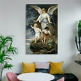 thumbnail image 6 of Guardian Angel Vintage Room Aesthetic Poster Print Art Wall Painting Canvas Posters Gifts Modern Bedroom Decor 24x36inch(60x90cm), 6 of 6