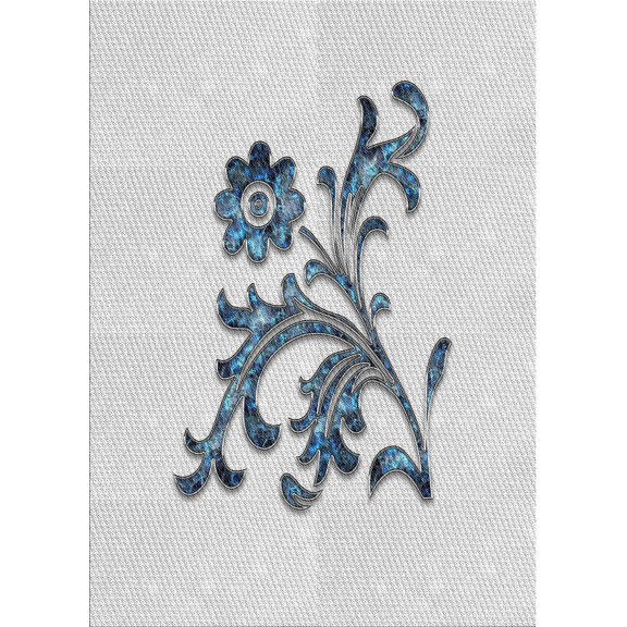 Ahgly Company Machine Washable Indoor Rectangle Transitional Roman Silver Gray Area Rugs, 5' x 7'