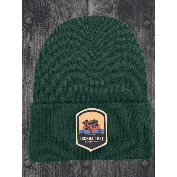 Joshua Tree National Park Beanie - Forest Green
