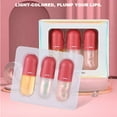 thumbnail image 4 of Claro brillo de labios labio regordete aceite cuidado de los labios suero base de brillo de labios 3pcs Clear Lip Glosses Hidratante Lip Plump Oil Sexy Lip Serum Base de brillo Anggrek Otros, 4 of 8