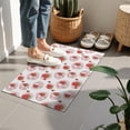 thumbnail image 4 of White Cow Strawberry Love Pattern Door Rugs,Washable Non Slip Door Mats Indoor,Decorative Door Mats,Entry Mat Indoor for Entrance,Bedroom,Kitchen,Bathroom,16"x24", 4 of 6