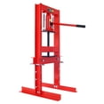 thumbnail image 3 of Hydraulic 6 Ton H-Frame Garage Floor Adjustable Shop Press with Plates, 6T,red, 3 of 9