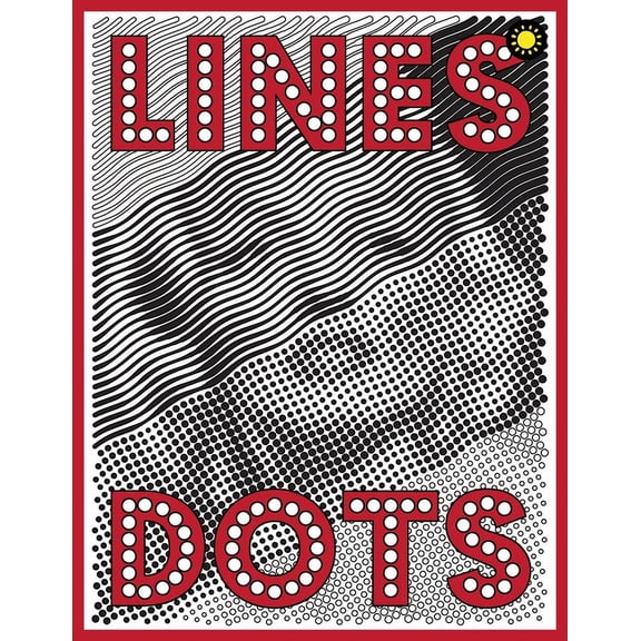 One Color Relaxation Lines & Dots: New Kind of Coloring with One Color to Use for Adults Relaxation & Stress Relief, Book 1, (Paperback)