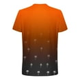 thumbnail image 4 of Homadles Mens Shirts Short Sleeve T Shirts- Print Casual Crewneck Soft Mens Summer Tops Orange Size L, 4 of 5