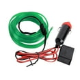 thumbnail image 4 of maskred Voiture LED Résistant à l'Eau Flexible Voiture Intérieur Décoratif Lampe Bande Vert 1Set, 4 of 6