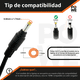 thumbnail image 2 of Cargador compatible POWE Para Compaq Mini CQ10-1100 ADAP009, 2 of 7