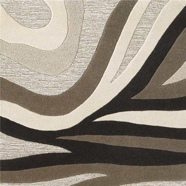 HomeRoots 352356 3 ft. 3 in. x 5 ft. 3 in. Wool Natural Area Rug