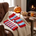 thumbnail image 5 of WJOSBXT 2026 Women's Striped Over Knee Thigh High Socks With Arm Warmer Fingerless Gloves Set for Halloween Christmas, 5 of 9