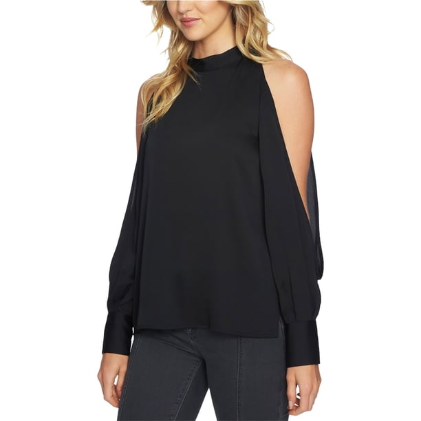 1.STATE Blusa tipo túnica para mujer, negra, mediana 1.STATE Sayo