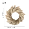 thumbnail image 2 of TVYTYAT 18" Dried Pampas Grass Wreath - Natural Boho Home Decor, Rustic Wall Hanging for Farmhouse Wedding Decorations, 2 of 8