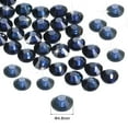 thumbnail image 2 of Uxcell Hotfix Rhinestones Flatback Crystal Glass Gems for Craft Clothes DIY Decoration Dark Blue 4.8mm, 2 of 5