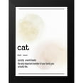 thumbnail image 2 of Allen, Kimberly 15x18 Black Modern Framed Museum Art Print Titled - Cat Definition, 2 of 5