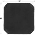 thumbnail image 4 of 1 Pack Housse de Climatiseur Extérieur Housse Imperméable Housse Anti-Poussière Verticale Carrée Housse de Protection pour Climatiseur Extérieur (Noir, 32*32 Pouces), 4 of 5