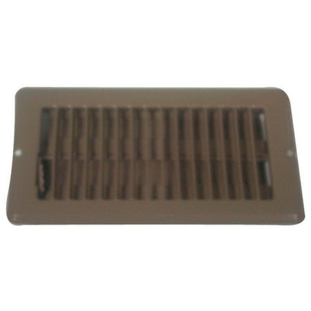 

Metaline 12511 Floor Register - 4 in.x10 in. Brown