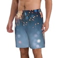 thumbnail image 2 of Vsdgher Gold And Blue Fireworks Men's Beach Shorts, Surfing shorts, Swim trunks, Quick Dry Swim Trunks for Surfing Beach Fun -3X-Large, 2 of 6