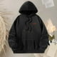thumbnail image 4 of Sudadera con capucha con cordón, sudadera con capucha, sudadera suave, sudadera con capucha estampada a la moda para escalada, hogar, senderismo, SG, 4 of 8
