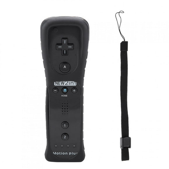 Mando de juego somatosensorial con acelerador integrado para Nintendo Wii y WiiU (negro)