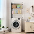 thumbnail image 6 of Meoldis Over the Washer & Dryer Storage Shelf - Metal Laundry Room Organizer, Multi-Tier Rack for Detergent, Towels, Cleaning Supplies (69 x 30 x 181 cm), 6 of 8